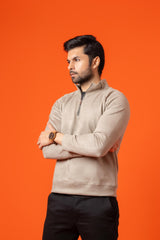 Moonstone Skin Imported Suede Scuba Shirt