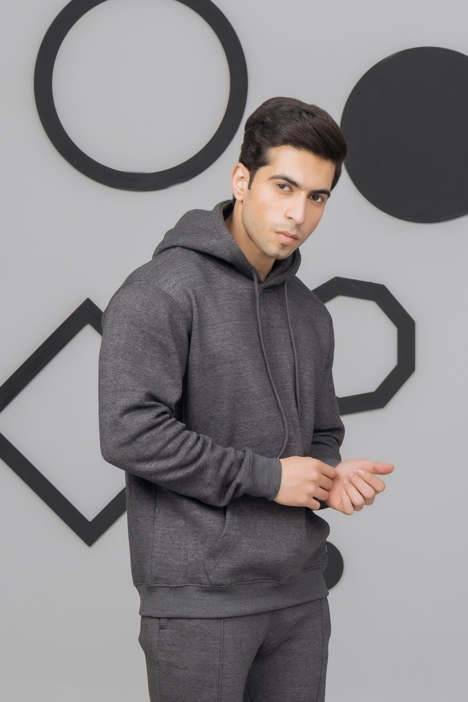 Dark Grey Flees Tracksuit