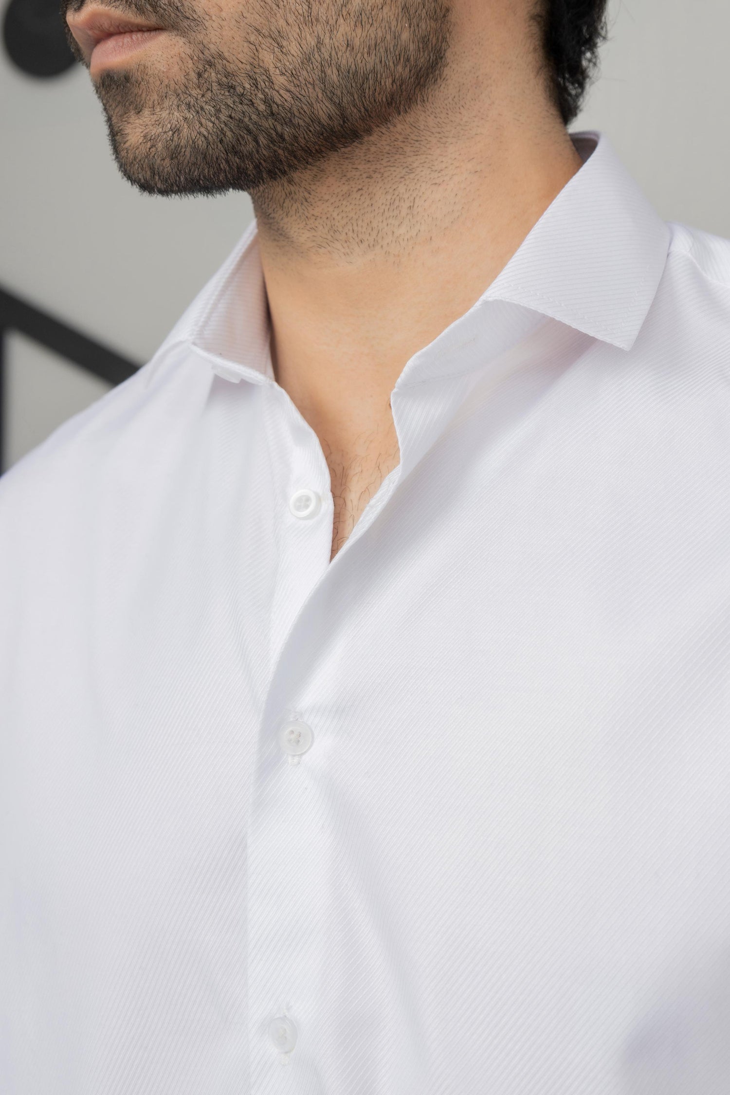 White Self Lining Dress Shirt