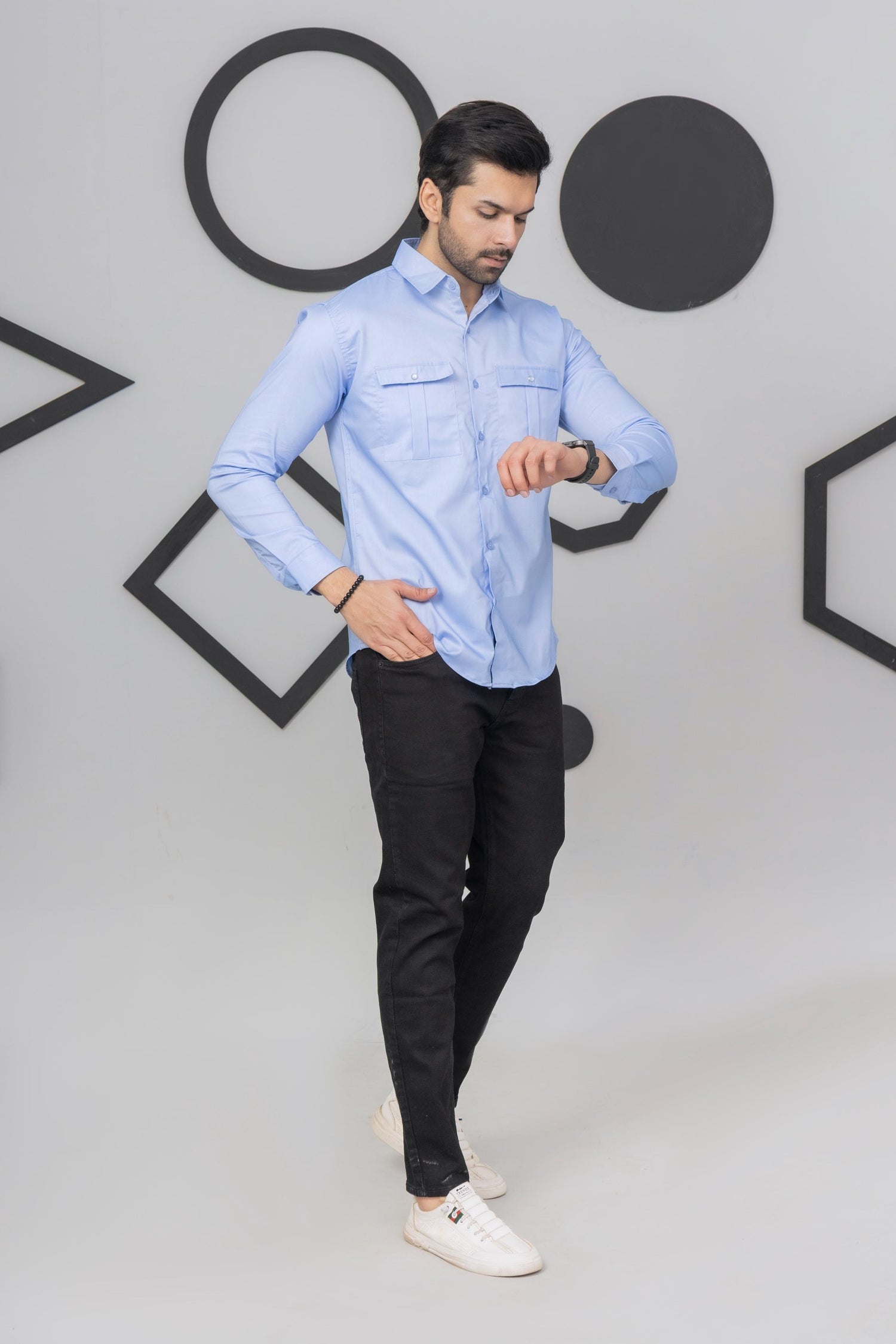 Sky Blue Casual Shirt