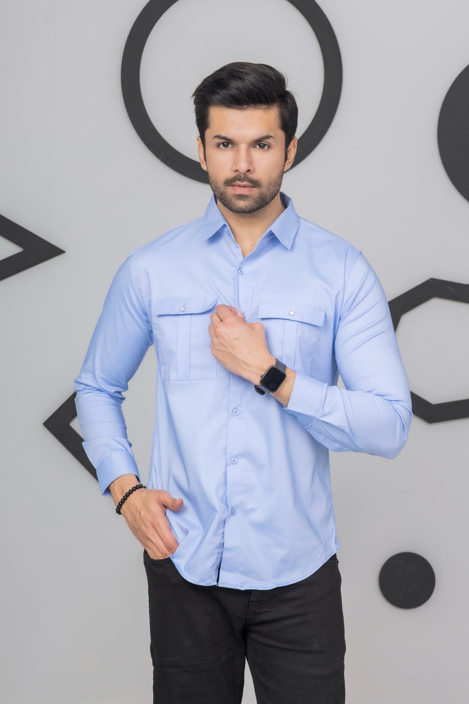 Sky Blue Casual Shirt