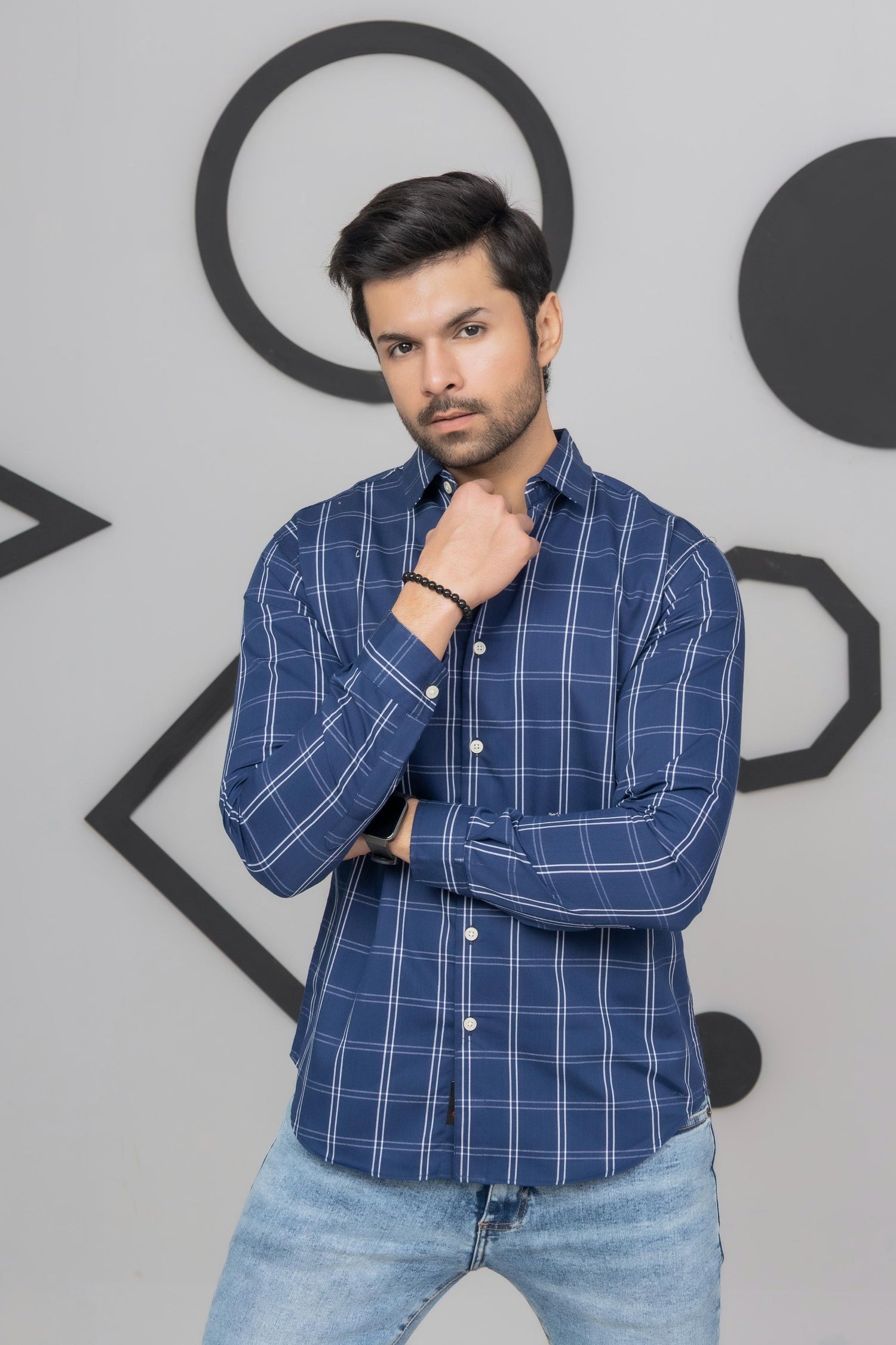 Blue Check Shirt