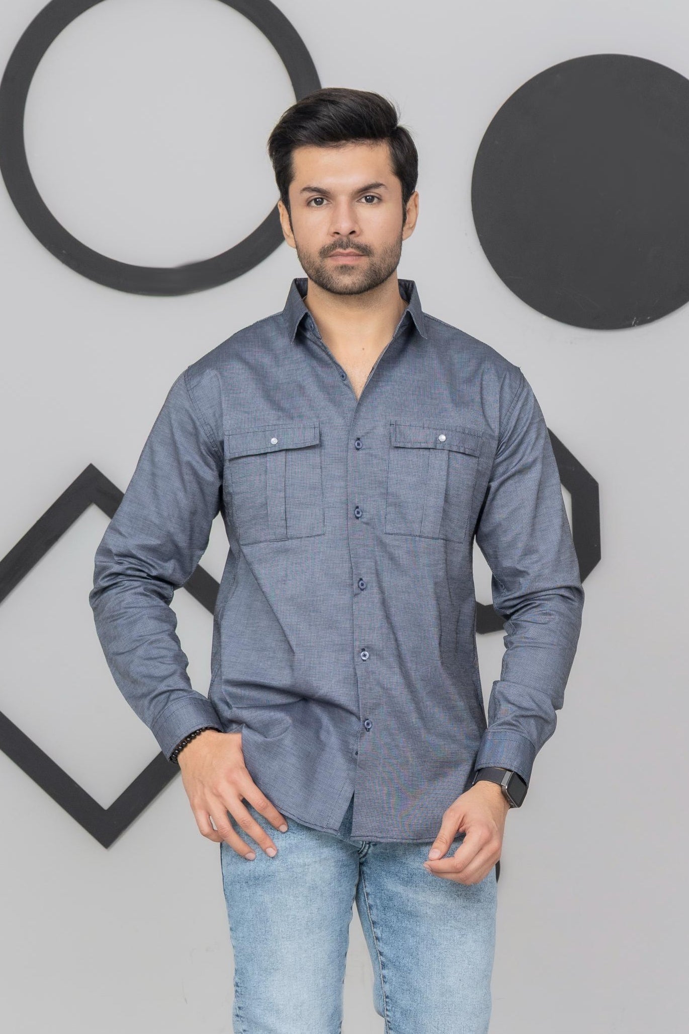 Light Grey Casual Shirt
