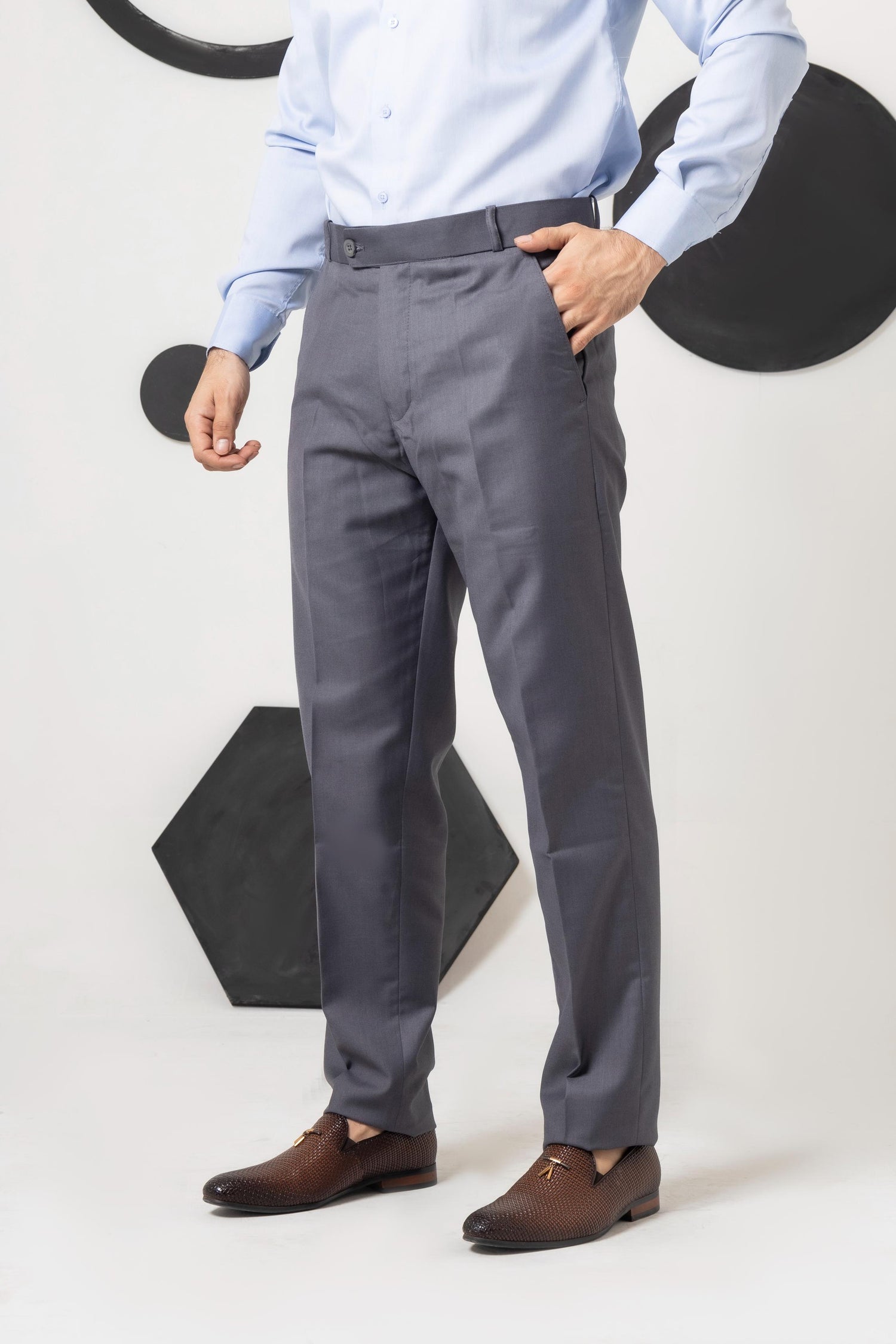 Shadow Grey Formal Pant