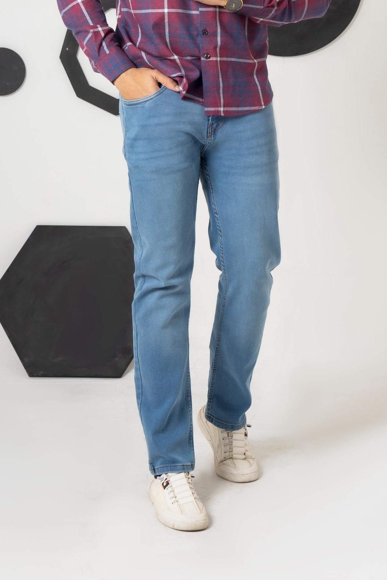 Ocean Blue Denim Jeans