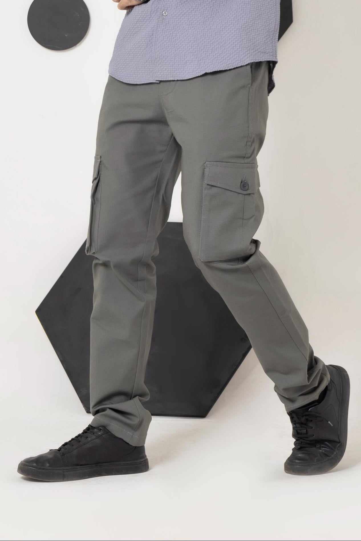 Zinc Grey Comfort Canves Cargo