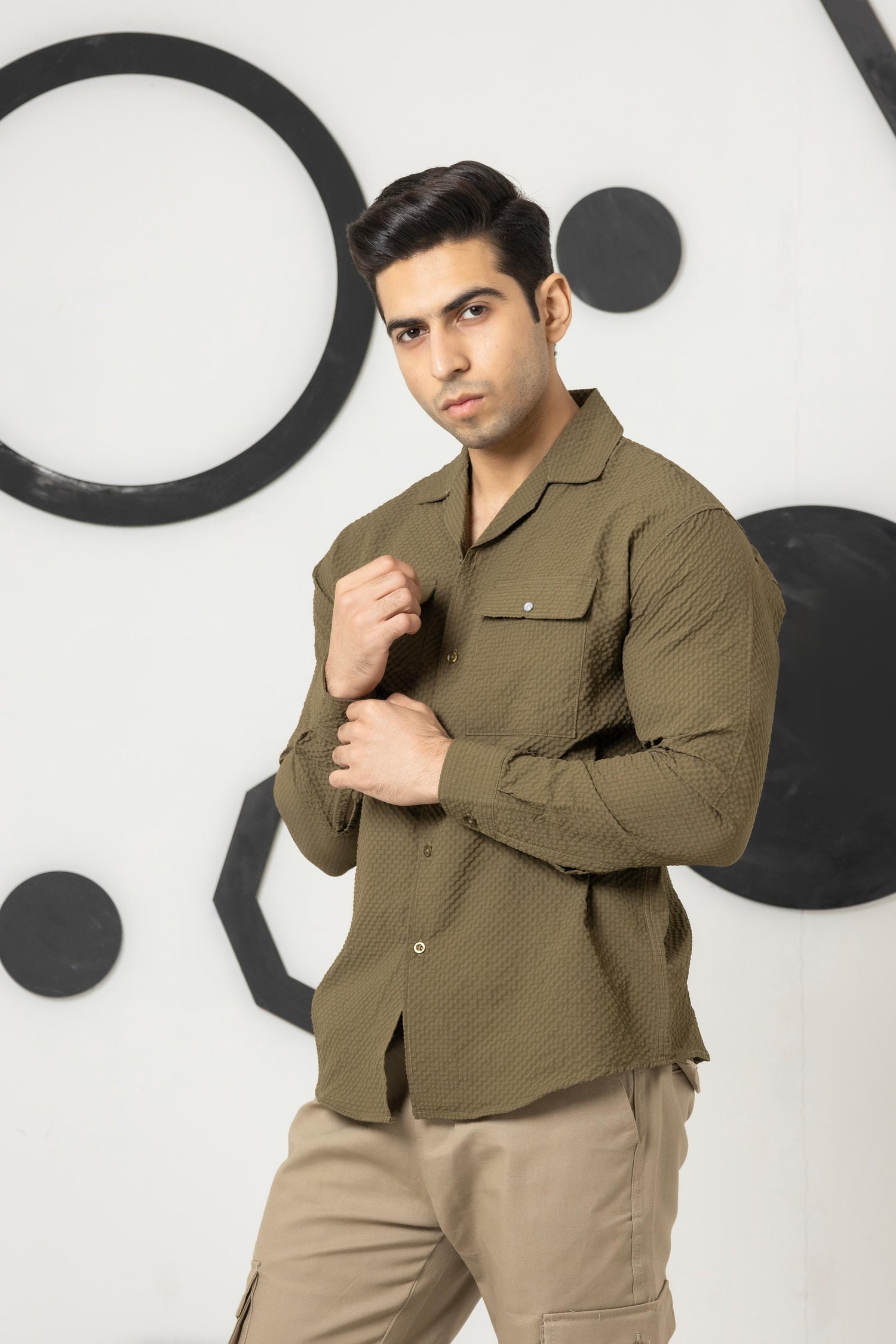 Pearl Green casual Shirt