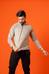 Moonstone Skin Imported Suede Scuba Shirt