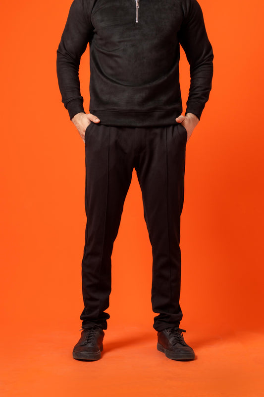 Rich Black Italian Pant