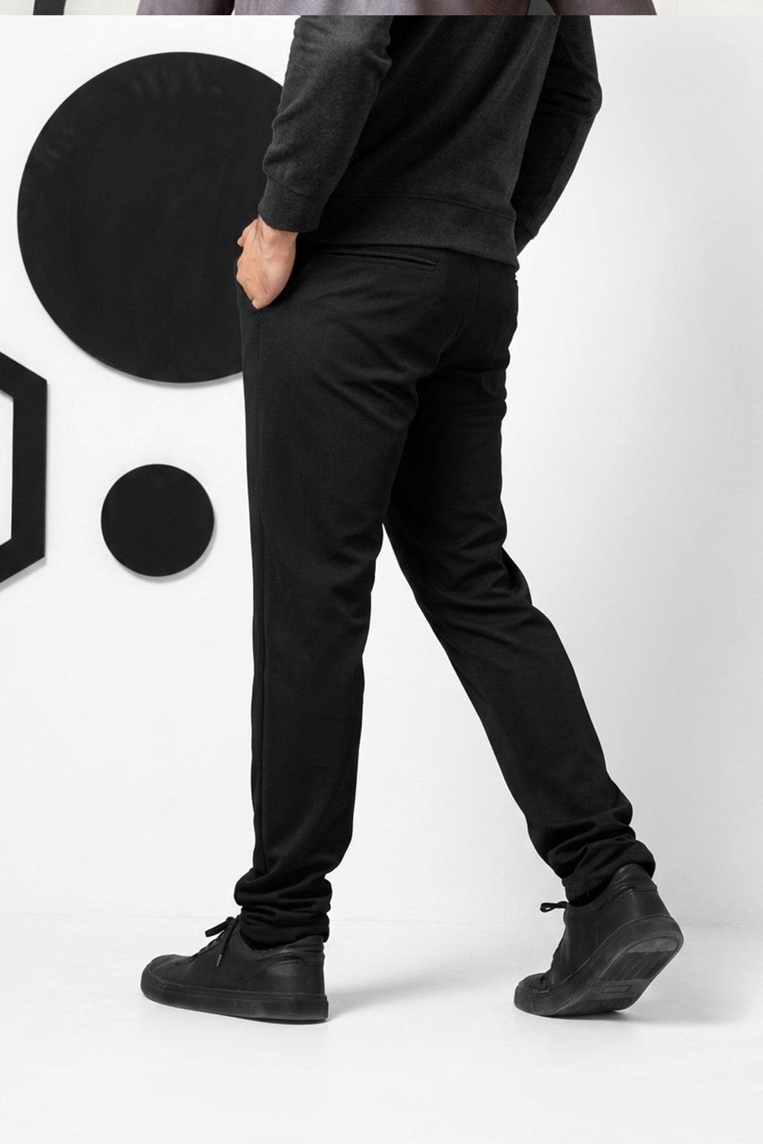 Rich Black Italian Pant