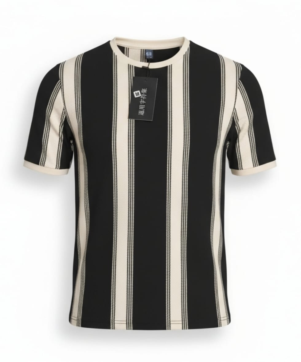 Black Old Money Roundneck T-shirt