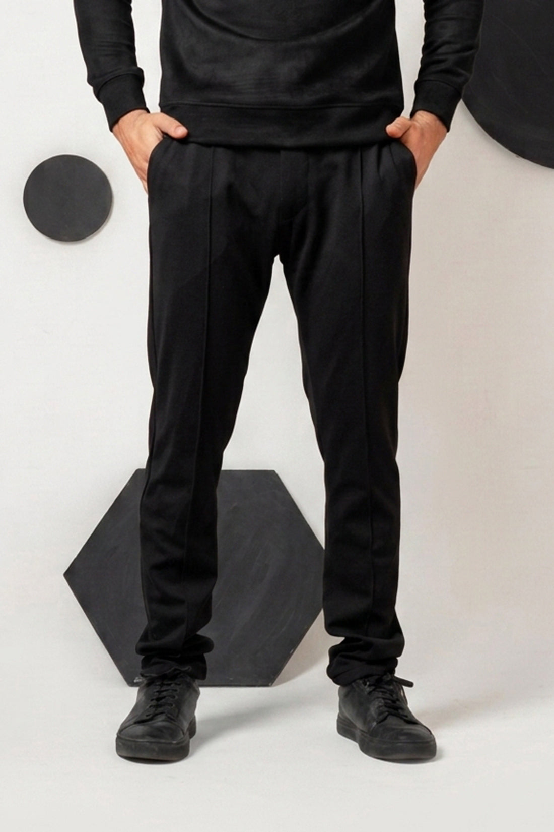 Rich Black Italian Pant