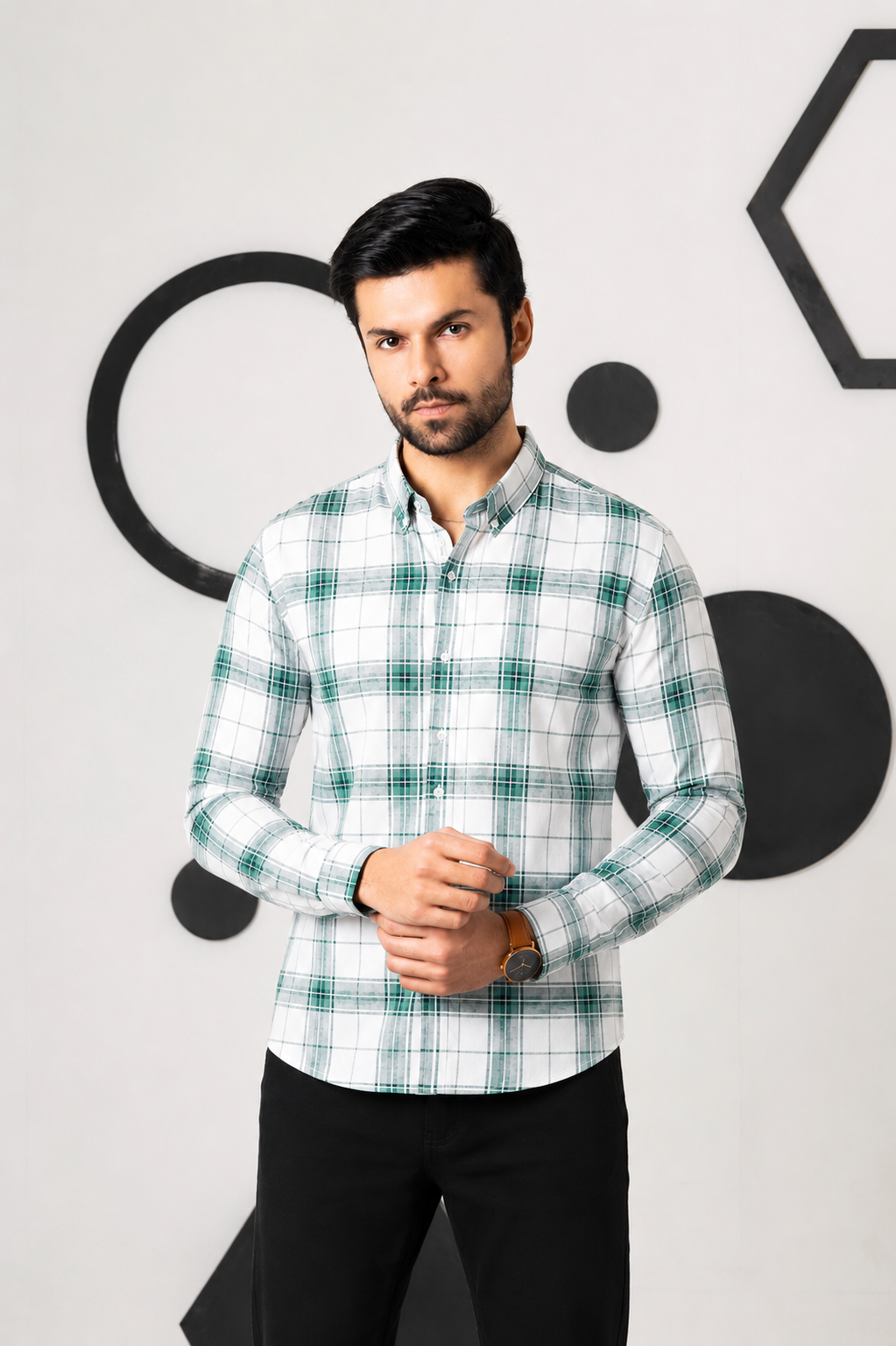 Tailored Plaid Shirt