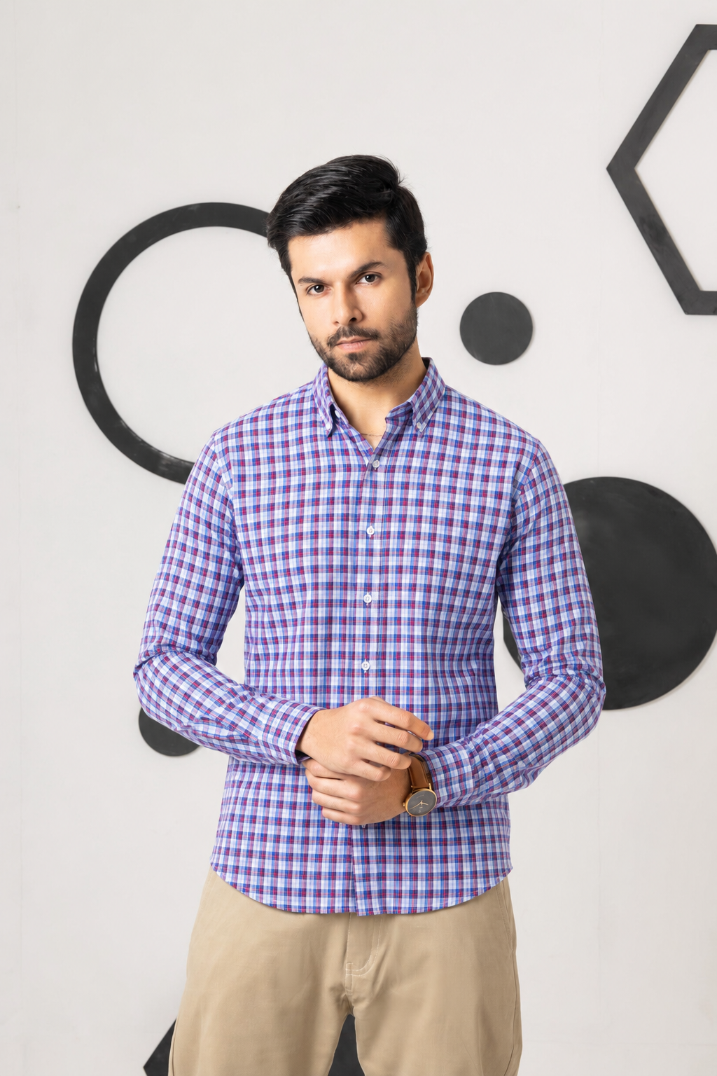 Modern Plaid Fit Shirt