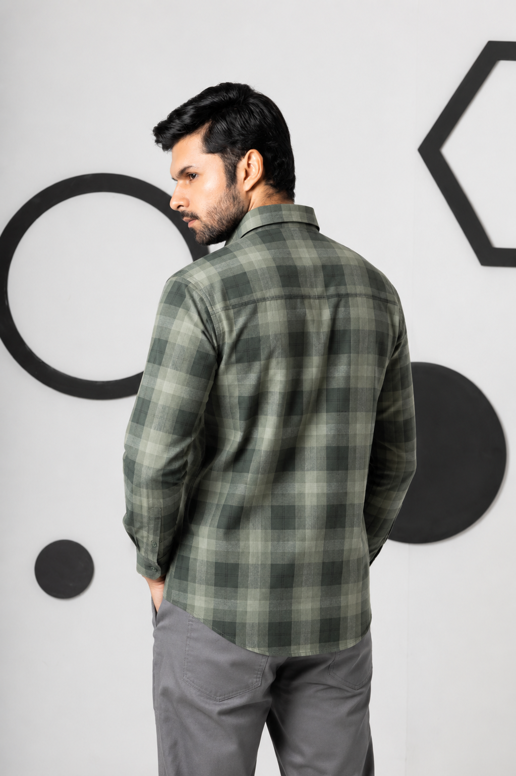 Refined Check Casual Shirt