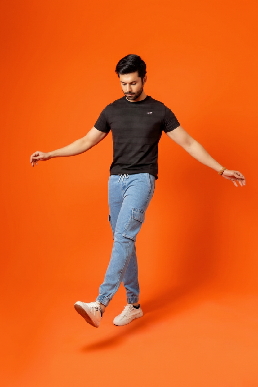 Winter Sky Denim Cargo