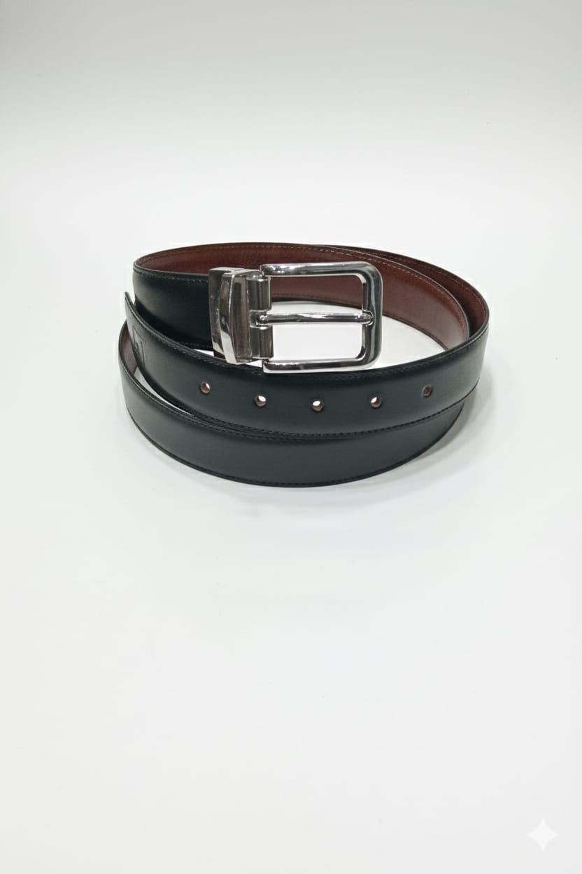 Men's Reversible Dual-Side Genuine Leather Belt