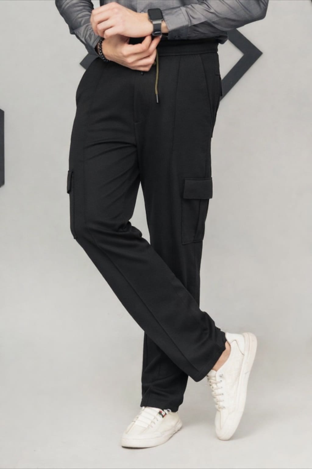 Black 6 Pocket Trouser