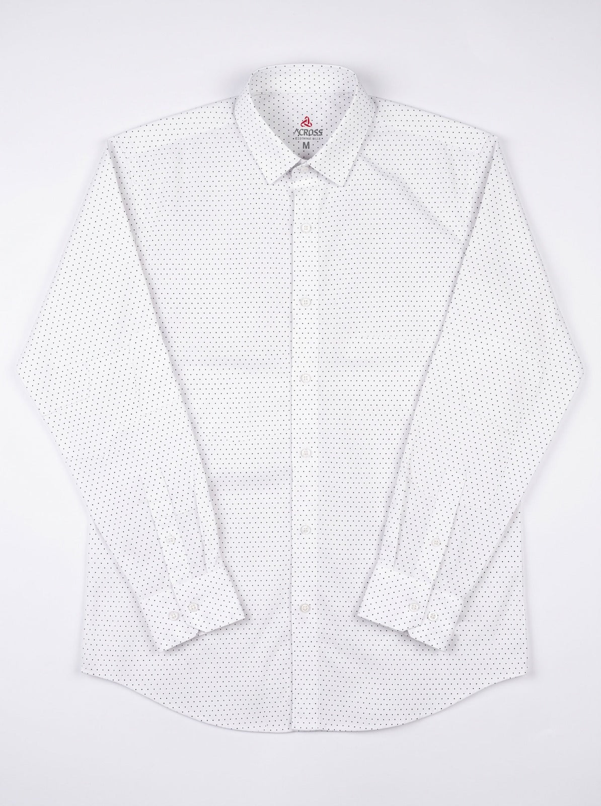 Dotted Classic White Shirt