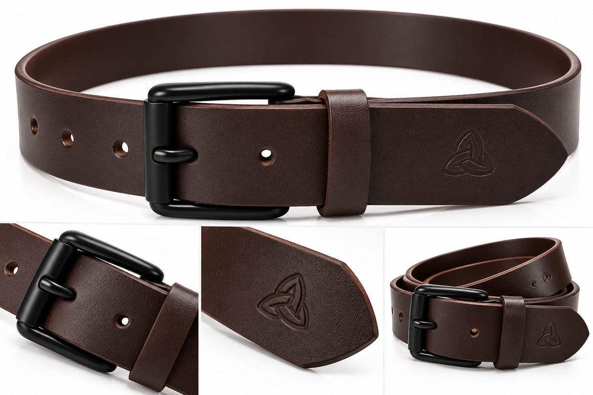 Brown Leather Belt – 40mm